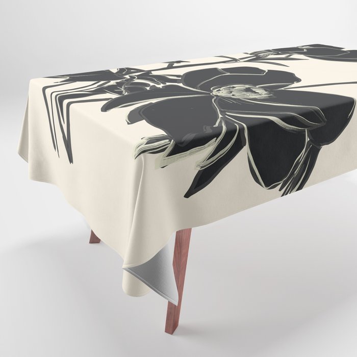 Modern Art Flowers 3 Tablecloth