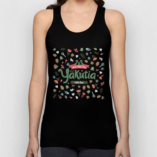 Ethnic Yakutian pattern Unisex Tank Top