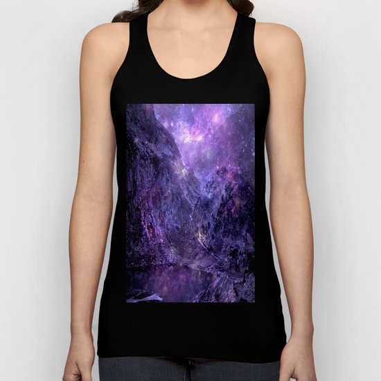 Space Mountains Unisex Tank Top