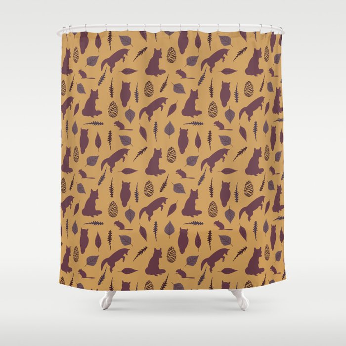 Winter Fox (Autumn) Shower Curtain