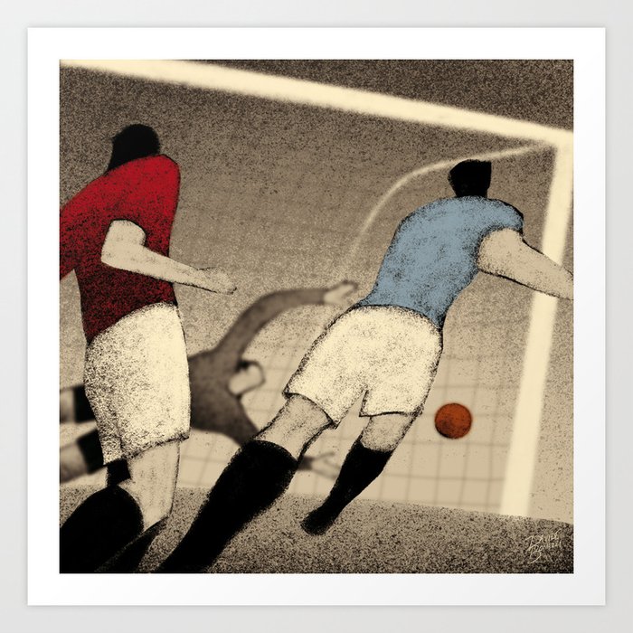 History of Football - 3 Art Print