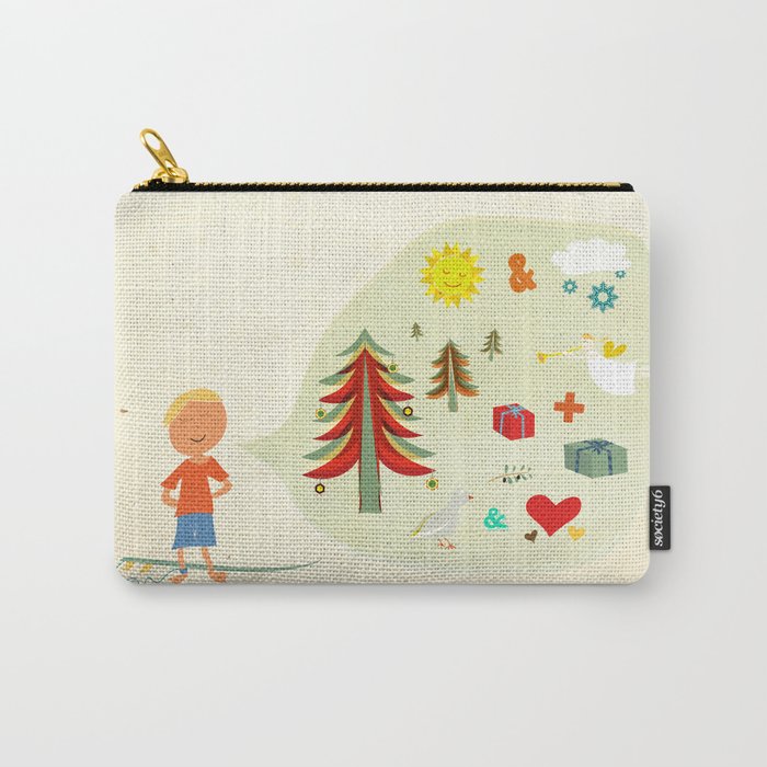 Seasons Greetings Carry-All Pouch