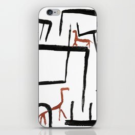 Animals in an Enclosure  by Paul Klee. iPhone Skin