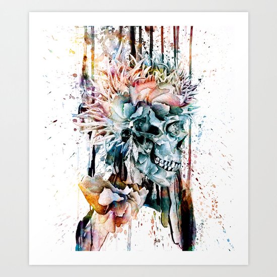 SKULL N-II Art Print