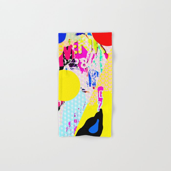 The River Flow Abstract Pop Art Painting Comic Hand Bath