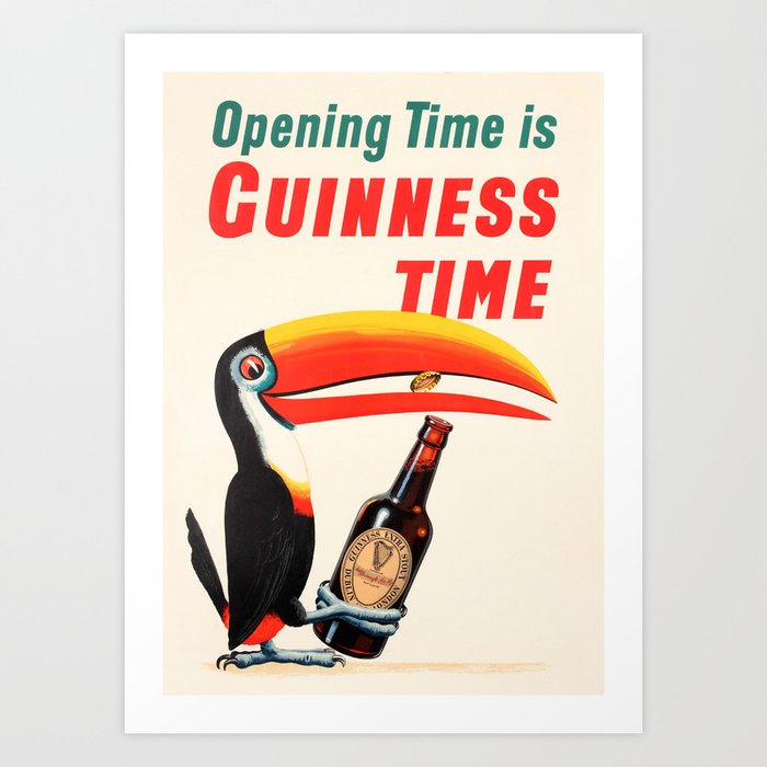 Guinness Vintage Advertising Art Print