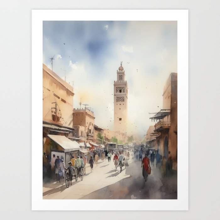 Marrakech Morocco  Art Print