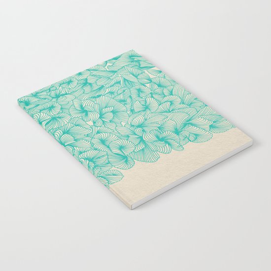 Abstract Pattern – Turquoise Notebook
