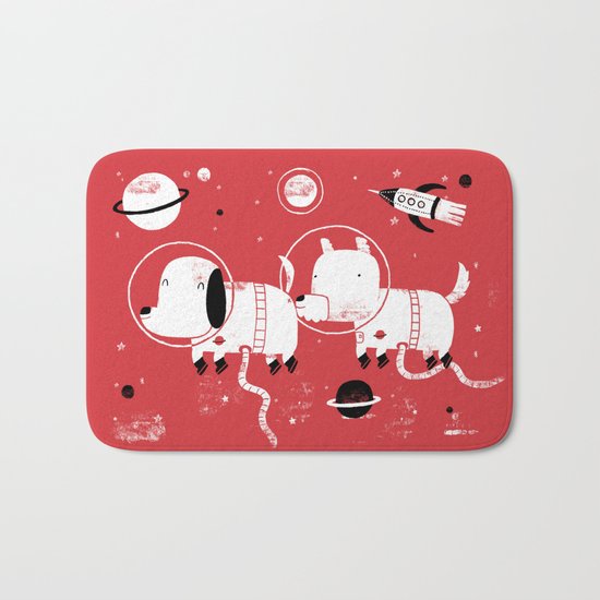 Astro dogs Bath Mat