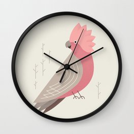 Galah, Bird of Australia Wall Clock