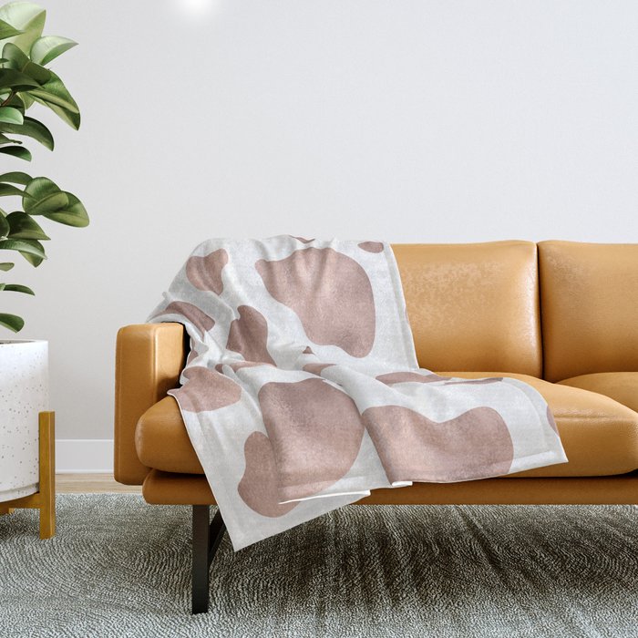 Rose gold bed 2025 throw