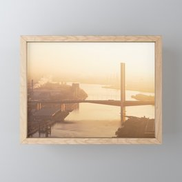 Bolte Bridge Docklands Framed Mini Art Print