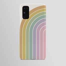 Gradient Arch XXI Tropical Mid Century Modern Rainbow Android Case