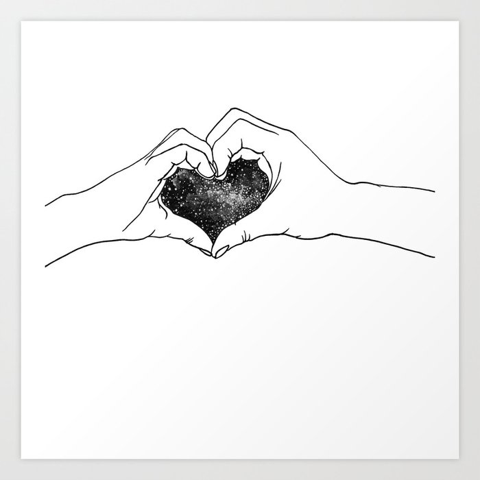 Cosmic Love Art Print By Ecmazur Society6 Cosmic Love Art Print By Ecmazur Society6
