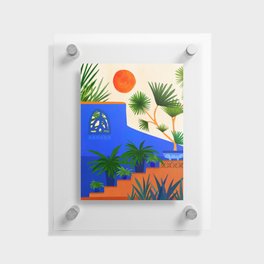 Southwest Desert Garden Landscape Floating Acrylic Print