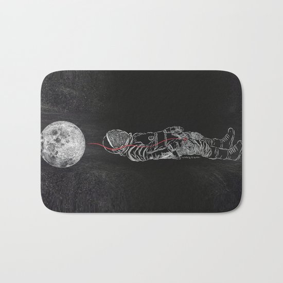 Moon Balloon 02 Bath Mat