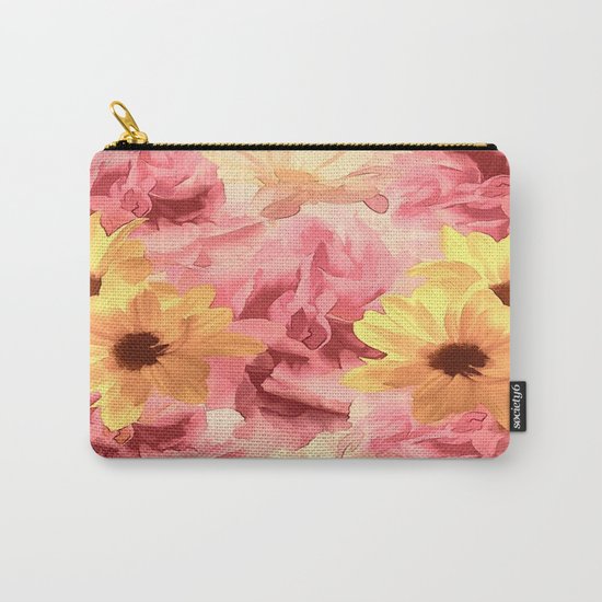 Summer Day Floral Carry-All Pouch