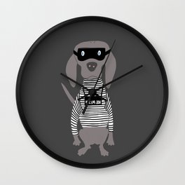 Weim Crime Grey Ghost Weimaraner Dog Hand-painted Pet Drawing Wall Clock | Retriever, Dog, Pattern, Weimcrime, Pedigree, Pointer, Weimaranerdog, Graphicdesign, Lineup, Weimaraner 