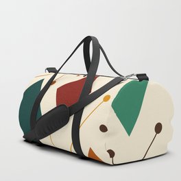 Diamonds retro mid century shapes 1 Duffle Bag