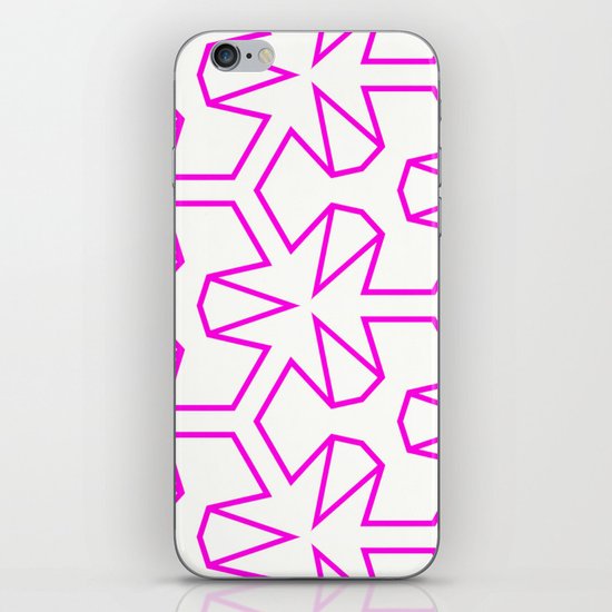 Van Zwaben Pink Neon Pattern iPhone & iPod Skin