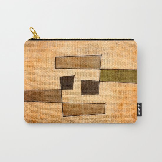 Protoglifo 03 'brown dance' Carry-All Pouch