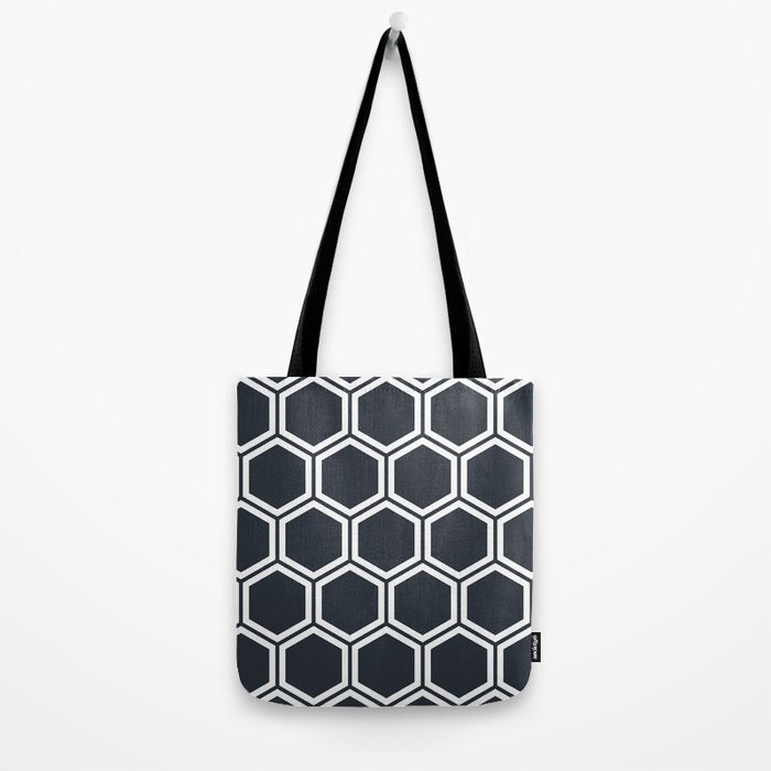 Hexagon Graphic & Printed Tote Bags | Society6