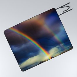 Blinded By Rainbows Picnic Blanket