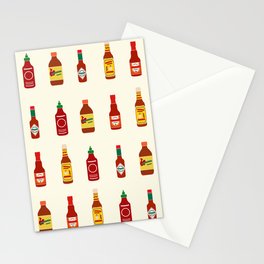 Hot Sauces Stationery Card