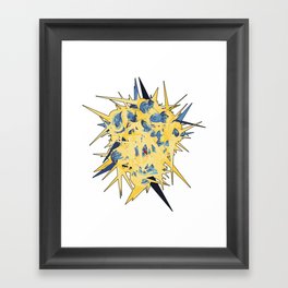 Spikes Framed Art Print