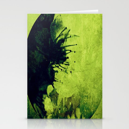Circle of flowers II Stationery Cards
