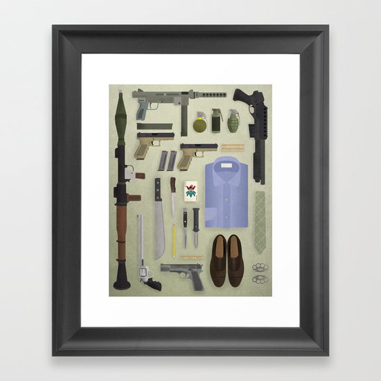 Organized Chaos Framed Art Print