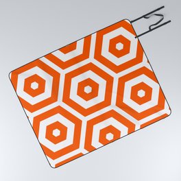 Pop Art Colour Based Hexagon Pattern Picnic Blanket