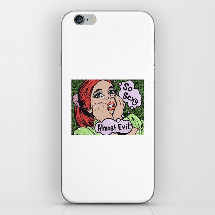 So Sexy Almost Evil Crying Comic Girl iPhone Skin