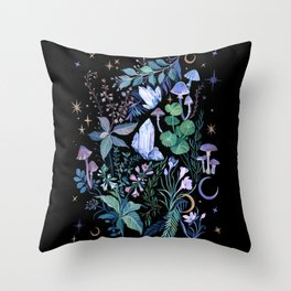 Mystical Garden Throw Pillow
