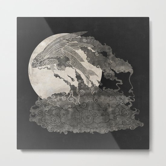 Ocean Moon Metal Print