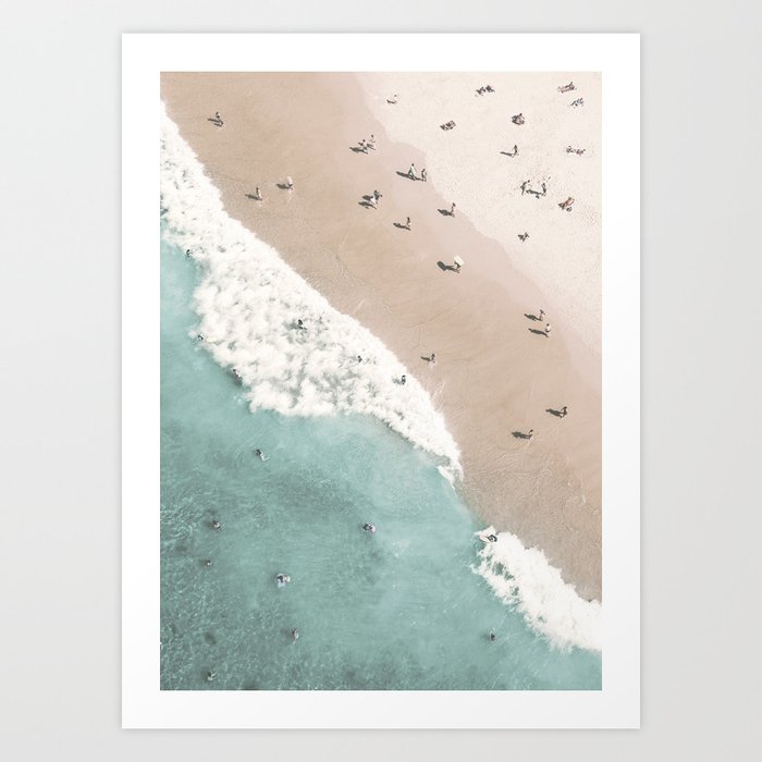 Beach Day Art Print