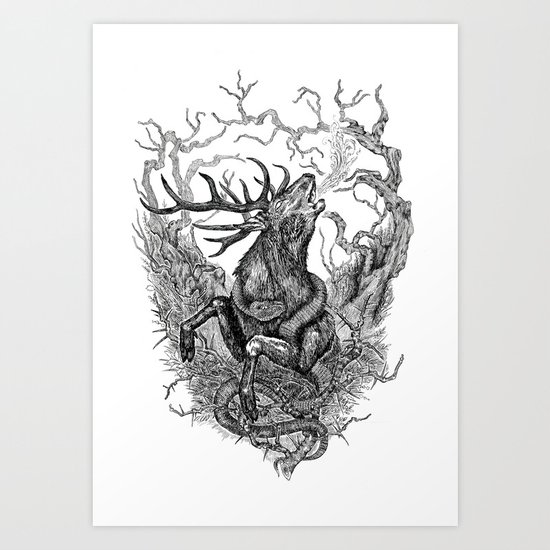 Low roar Art Print