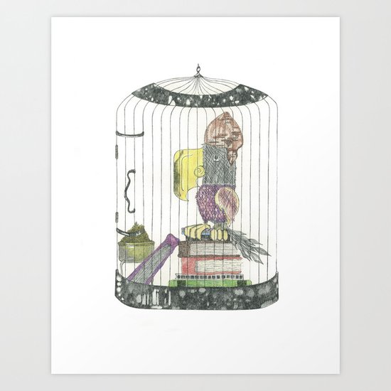 My Favorite Hat Art Print