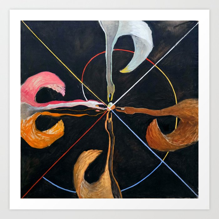 Hilma af Klint "The Swan, No. 07, Group IX-SUW" Art Print