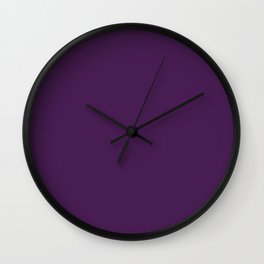 Violet Void  Wall Clock