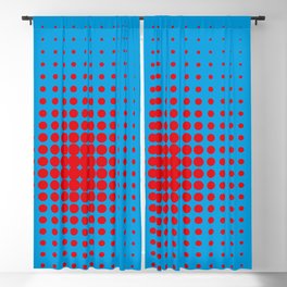 Abstract Creative concept comics pop art style blank layout with clouds beams and isolated dots pattern illustration design Blackout Curtain