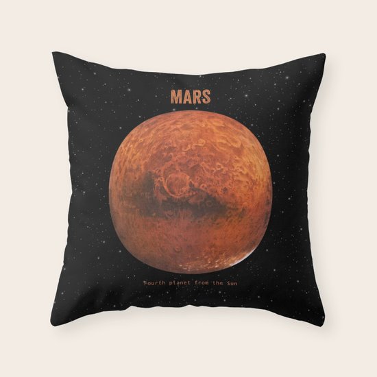 Mars Throw Pillow