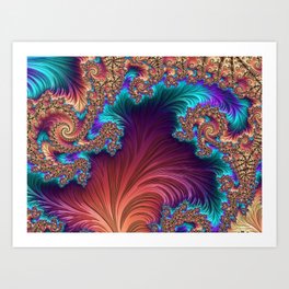 Peacock Art Prints Society6