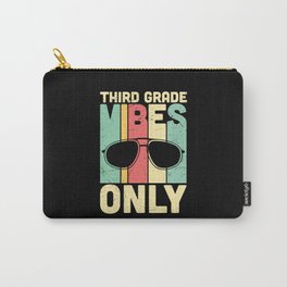 Third Grade Vibes Only Retro Sunglasses Carry-All Pouch