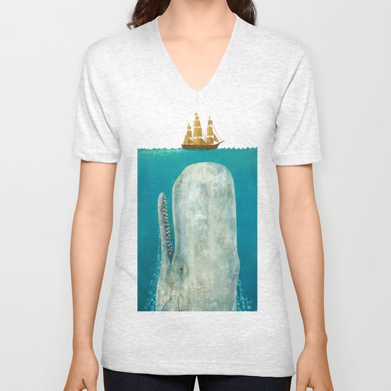 The Whale Unisex V-Neck