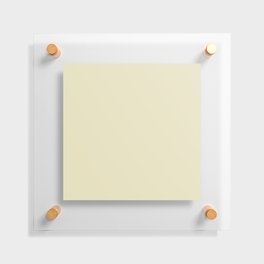 Simple Perfect Almond Yellow 4446 Floating Acrylic Print