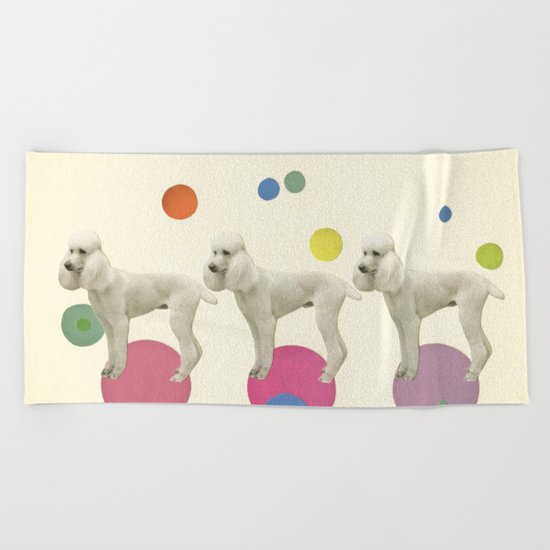 Oodles of Poodles Beach Towel