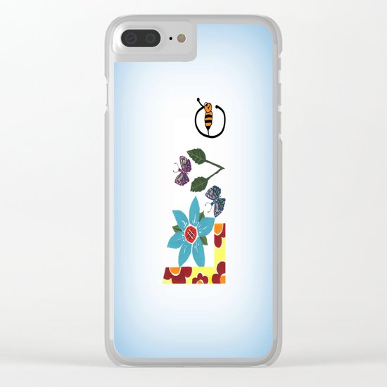 Nature Love Clear iPhone Case