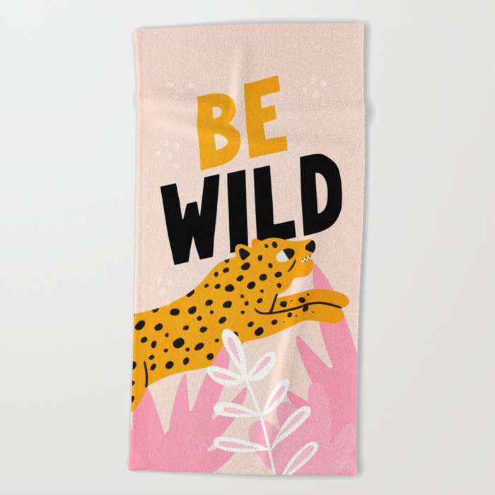 Be Wild: The Peach Edition Beach Towel