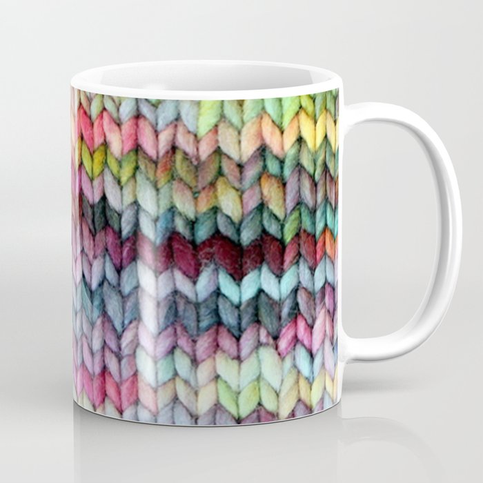 Knit Print Coffee Mug